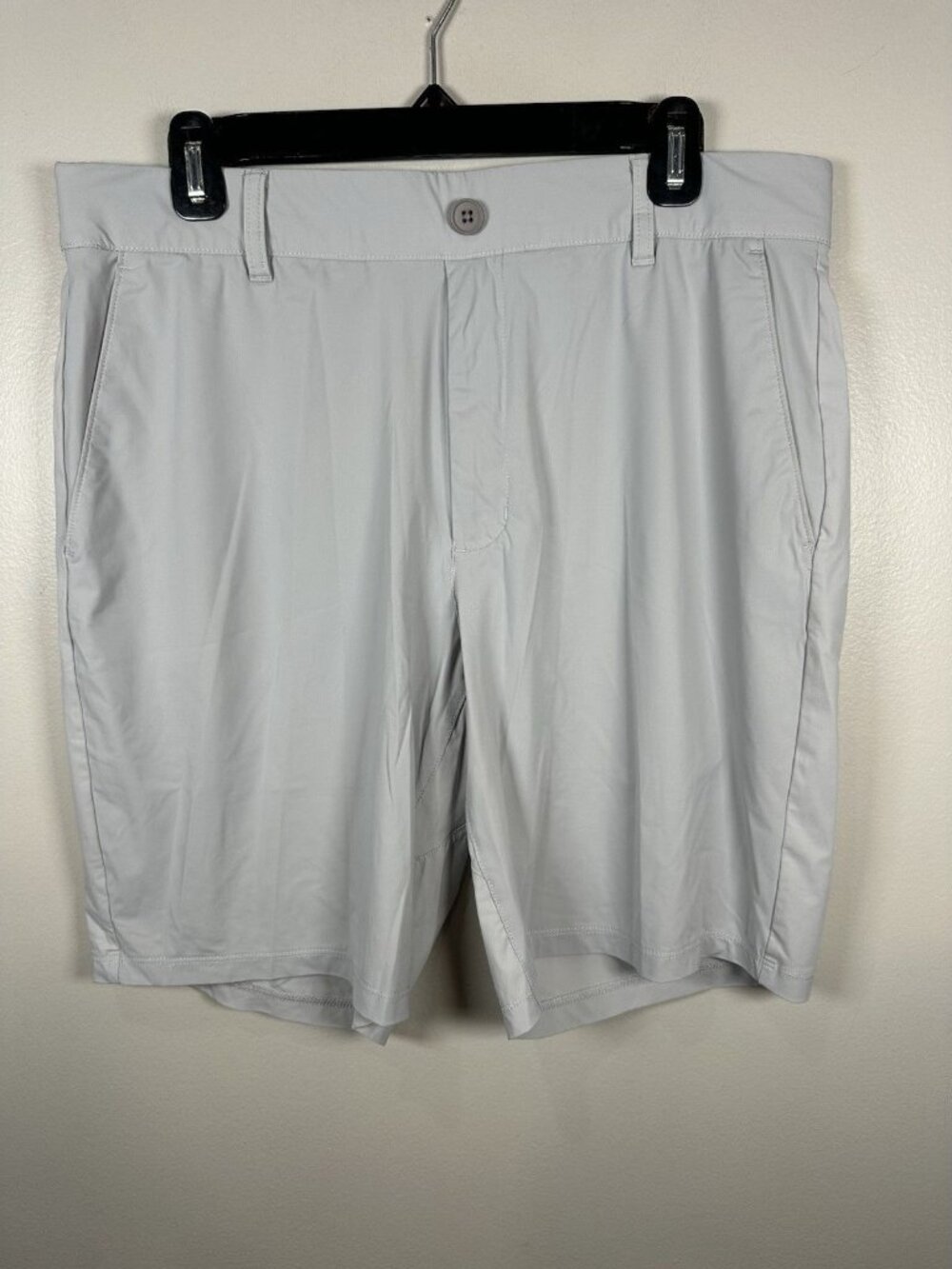 J ohnnie-O Fusion Shorts Mens Size 34 Gray Performance Pull-On